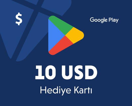 10 Usd Google Play Hediye Kartı