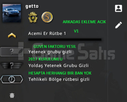 CSGO PRIME | 2 MADALYA | GUVEN FAKTORU YESIL