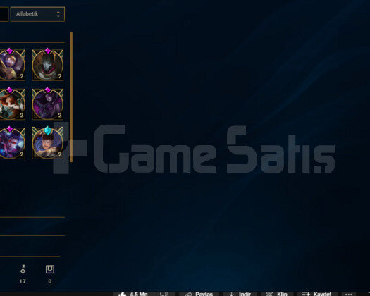 Uyguna LOL Hesap Satışı İçin Buraya