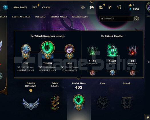 Uyguna LOL Hesap Satışı İçin Buraya