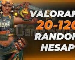 20-300 100 TR VALORANT RANDOM HESAP
