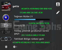 CSGO PRIME | RANK ACIK | GUVEN FAKTORU YESIL