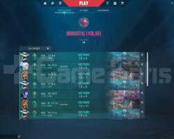 İmmo 1 Yüksek Elo Smurf satılık hesap