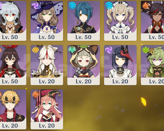 EU/AR53 10X5 Nahida + Ayato + Yoimiya