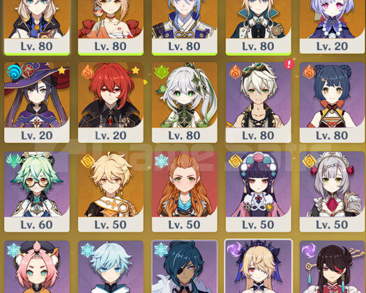 EU/AR53 10X5 Nahida + Ayato + Yoimiya