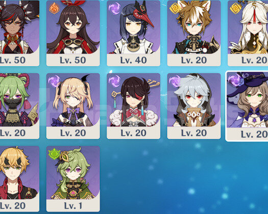 EU/AR48 6X5 /Raiden+Yae Miko+Eula+ Skyward Spine
