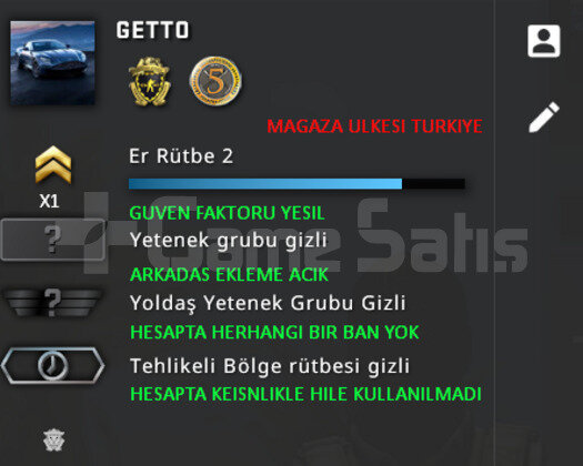 CSGO PRIME | 2 MADALYA | MAGAZA TR YESIL FAKTOR