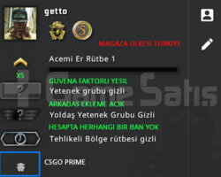 CSGO PRIME | 2 MADALYA | MAGAZA TR YESIL FAKTOR