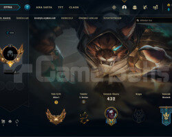 Lol TR Plat Elo 322 level