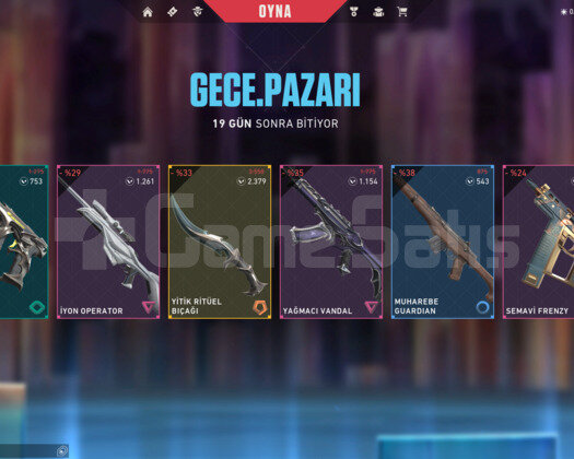 yağmacı vandal yitik bıçak iyon op gece pazarı