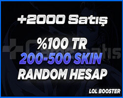 +2000 SATIŞ/200-500 SKİN HARİKAFULL+FULLHESAPLAR