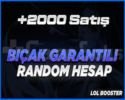 +2000SATIŞ/TR SUNUCU KESİN BIÇAK GARANTİLİ HESAP