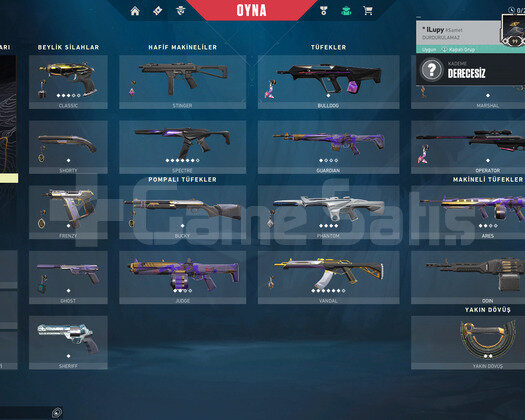 MAİNLEMELİK UNRANKED HESAP