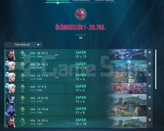 İMMORTAL FRESH HESAP !! MMR ZİRVE RADYANT OYUNCU