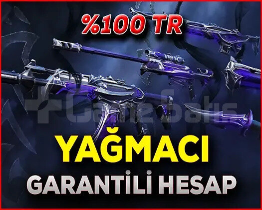 +800 SATIŞ/ TR SUNUCU YAĞMACI SKİN GARANTİLİ HESAP