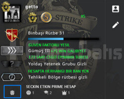 CSGO PRIME | 2 MADALYALI | GUVEN FAKTORU YESIL