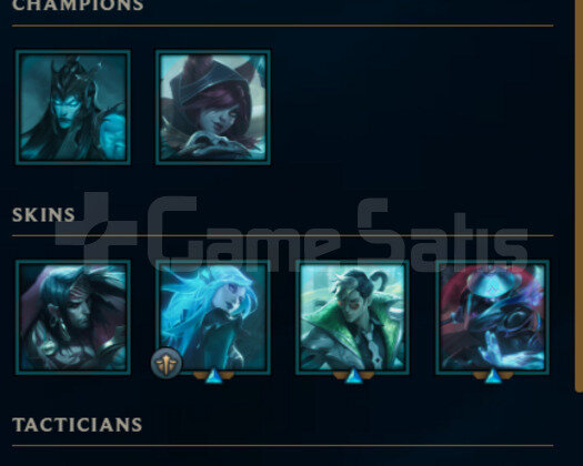 EUW GOLD 4 7 KOSTUM GÜZEL SKİNLİ HESAP
