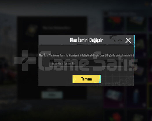 7.9 SV PUBG KLAN İSİM DEĞİŞTİRME AKTİF