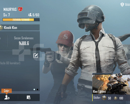 7.9 SV PUBG KLAN İSİM DEĞİŞTİRME AKTİF