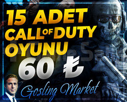 15 ADET CALL OF DUTY OYUNU + GARANTİ