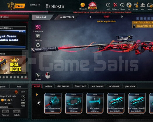 77 Level Sağlam Artılı,Özelleştirmeli Hesap