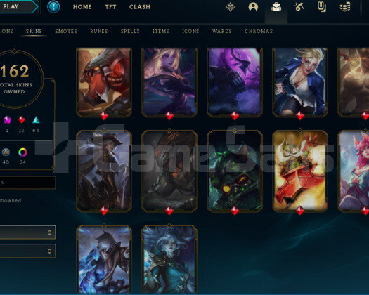 FULL CHAMPİON 162 KOSTÜM EUW HESAP