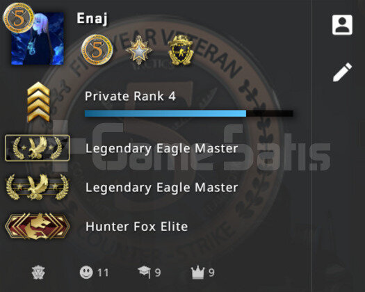 Csgo 3 Madalya TR Hesap