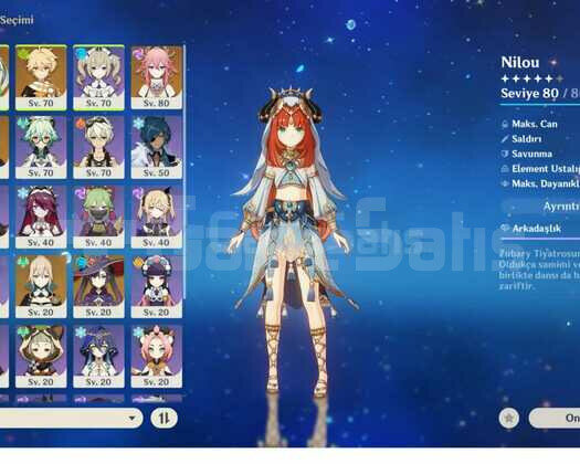 Ar 55 Nilou Nahida Baal ve Yae