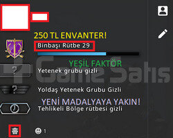 250TL ENVANTER YEŞİL FAKTÖR TÜRK HESAP