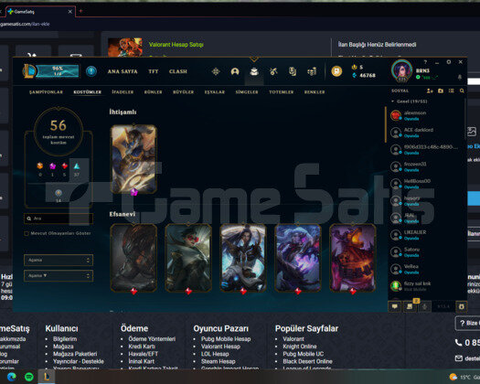 Valorant artı lol hesabı