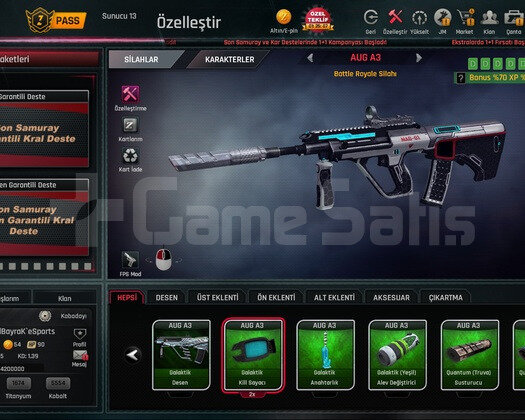 55 Level +6 Set Full Quantumlu Ucuza