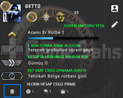 CSGO PRIME | 3 MADALYALI | GUVEN FAKTORU YESIL