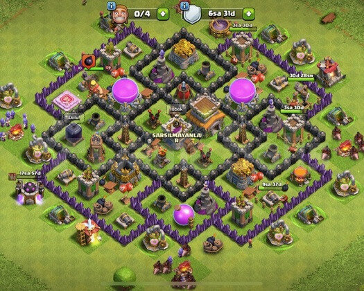 clash of clans bb 8 4 inşaatcı var