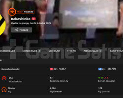 Faceit Premium+Faceit 10 LVL+ 2424 Elo TR Hesabı