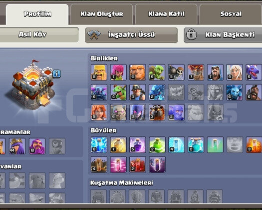 COC DUVAR HARİC MAX DAHA USTA LİGİNE ÇIKMAMIŞ TH11