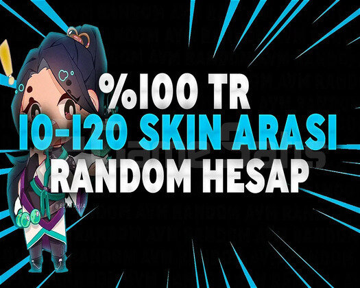 +100 GÜVENLİ SATIŞ / TR SUNUCU 10-12O SKİN HESAP