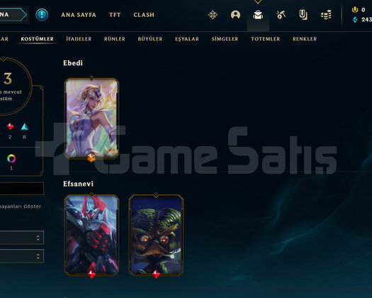 TR Plat 4 | 13 Kostüm - 43 Hero | LoL Hesap
