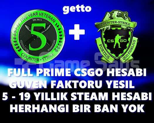 2 MADALYA | FULL PRIME CSGO | GUVEN FAKTORU YESIL