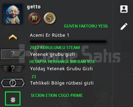 2 MADALYA | FULL PRIME CSGO | GUVEN FAKTORU YESIL