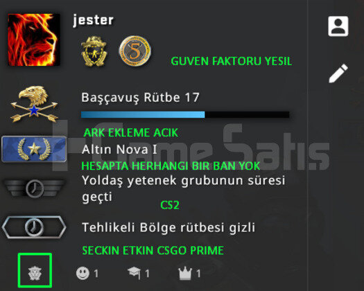 2 MADALYA | FULL PRIME CSGO | GUVEN FAKTORU YESIL