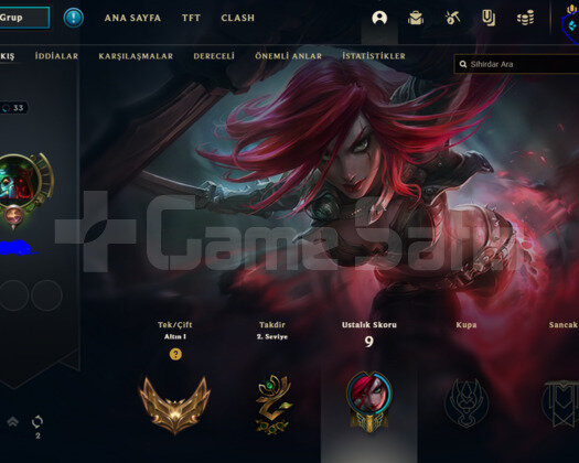 TR 15 WİNLE G1 D4 MMR KATARİNA SIRALAMA 18.5K M.Ö
