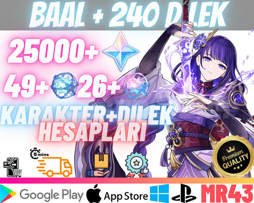 EU | MR43 Baal + 240Dilek - 25000Köken 49+26Yazgı