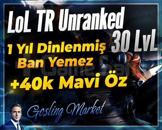 TR UNRANKED 1 YIL DİNLENDİRİLMİŞ GHOST BAN YEMEZ