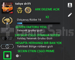2 MADALYA | PRIME CSGO | MAGAZA TR YESIL FAKTOR