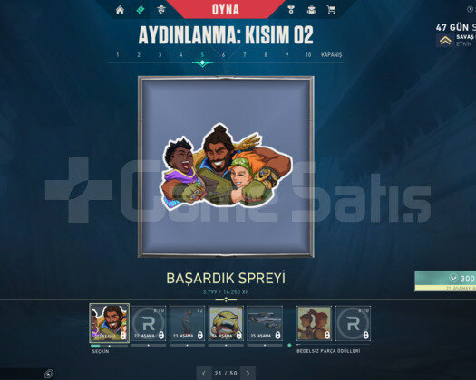 Yücelik 3 İmmortal 1 peak acc