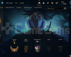 TR Gold 1 | 4 Kostüm - 24 Hero | LoL Hesap