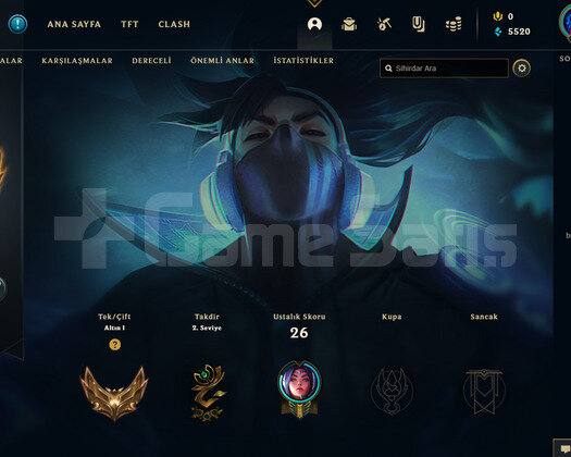 TR Gold 1 | 4 Kostüm - 24 Hero | LoL Hesap
