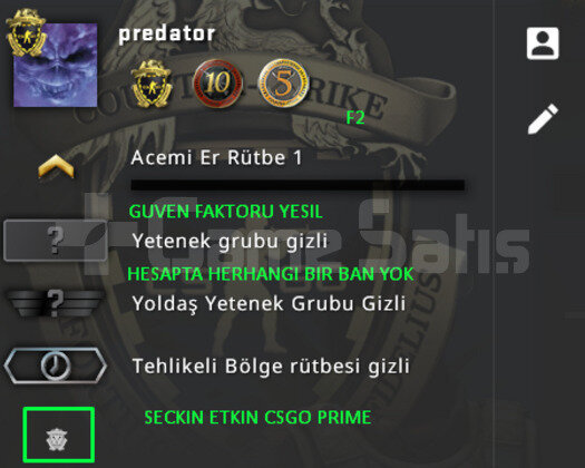 3 MADALYA | FULL PRIME CSGO | GUVEN FAKTORU YESIL