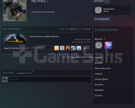 1 MADALYA CSGO PRIME RANK ACIK GUVEN FAKTORU YESIL
