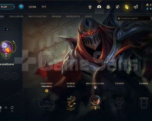 EUW UNRANKED GOD KING GARENLİ HESAP